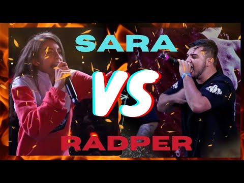 La batalla más polémica RAPDER VS SARA #shorts #freestyle #rap