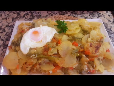 Como hacer PATATAS A LO POBRE , os encantara esta deliciosa , económica y sencilla receta 😋👌🏼