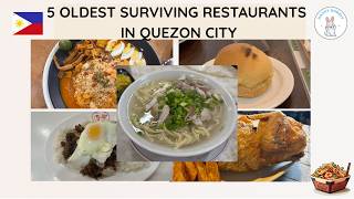 #93 Five Oldest Surviving Restaurants in Quezon City