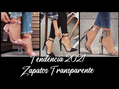 Tendencia 2021 Zapatos Transparentes #mods2021 mujer