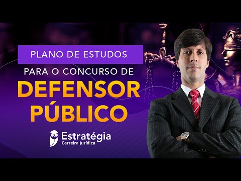Concursos Defensor Público: Plano de Estudos