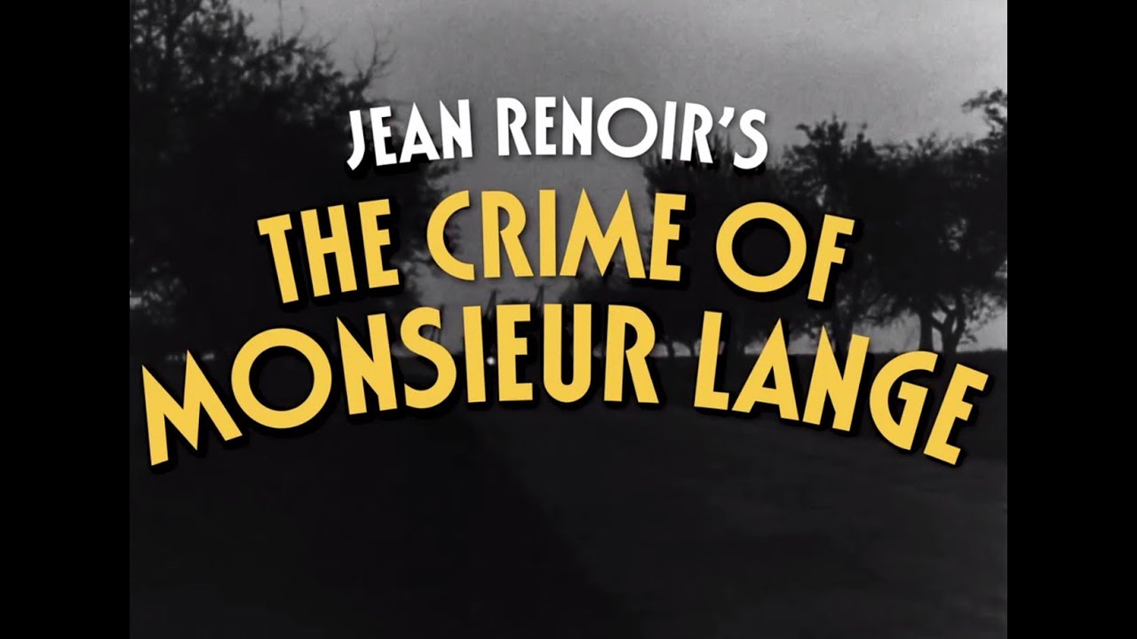 Le Crime De Monsieur Lange - Bande annonce (Rep. 2018) HD VFSTA