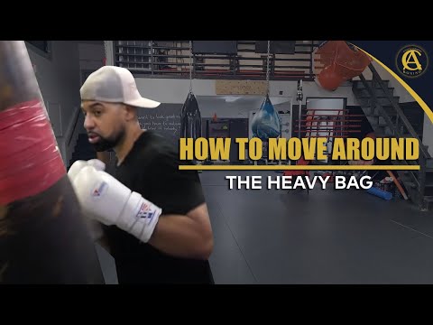 How to  Move around The Heavy Bag |Boxing|  Coach Anthony Boxing thumbnail