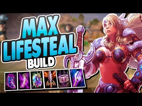 Smite: Freya MAX Life steal Build - THIS GOD IS NOT OKAY!