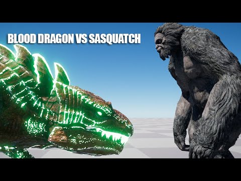 Blood Dragon VS Sasquatch - Epic Fight | Far Cry 5 Arcade AI Battle