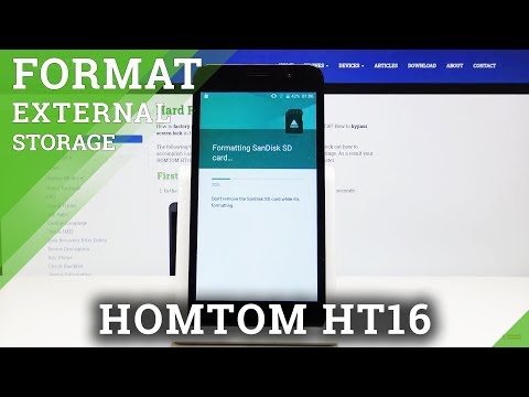 How to Format SD Card in HOMTOM HT16 – Wipe SD Card Data
