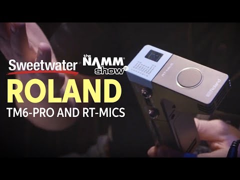 Roland TM6-PRO and RT-MicS at Winter NAMM 2018