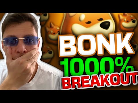 BONK COIN PRICE IS BREAKING OUT SOON 1000%! HOTTEST MEME COIN ON SOLANA!