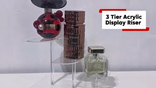 3 Tier Acrylic Display Riser
