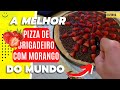 COMO Fazer PIZZA De BRIGADEIRO Com MORANGO Ficou Muito Bom