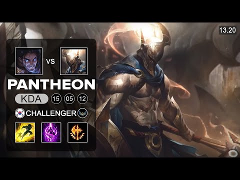 Pantheon vs Sylas Mid - KR Challenger - Patch 13.20 Season 13