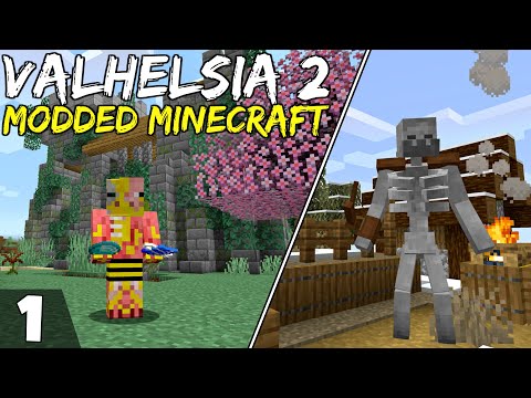 silentwo - Valhelsia 2 Episode 1: My First Time In Modded!! Multiplayer Modded Minecraft In 1.15.2