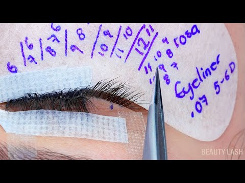 Efecto Eyeliner con Extensiones de Pestañas C y M (tutorial práctico)
