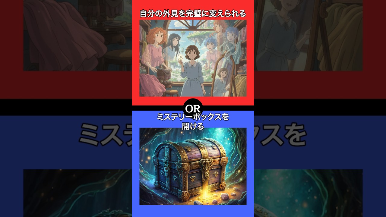 あなたはどちらを選びますか？