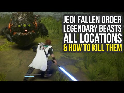 Star Wars Jedi Fallen Order Legendary Beasts Locations & How To Kill Them (Jedi Fallen Order Tips)