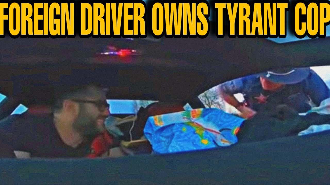 Tyrant Cop Gets ABSOLUTELY SCHOOLED By Foreign Driver!