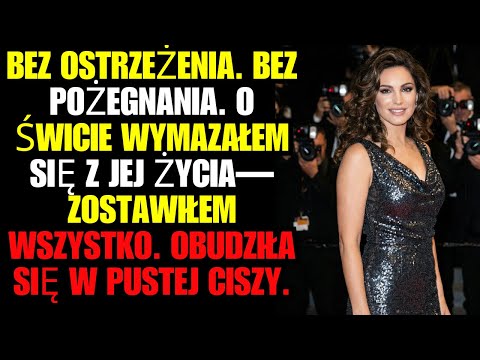Bez ostrzeżenia. Bez pożegnania. O świcie wymazałem się z jej życia—zostawiłem wszystko. Obudziła