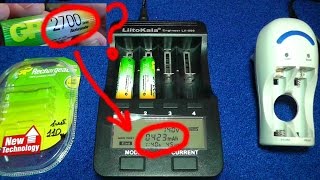 Аккумуляторы GP AA NiMh как пытаюсь восстановить емкость 2700 mА