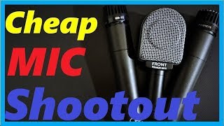 Video thumbnail for Cheap mic shootout : Superlux PRA 628 MKII vs PYLE PDMIC78 vs T.BONE MB75 by RiffsNReviews