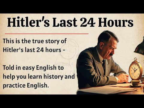 Adolf Hitler's Last 24 hours || Learn English Through Story Level 2 🔥| | Improve Your English ✅️