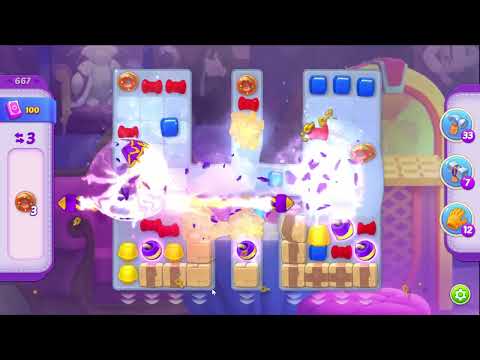 Homescapes 667 Hard Level - 15 moves - NO BooSTERS