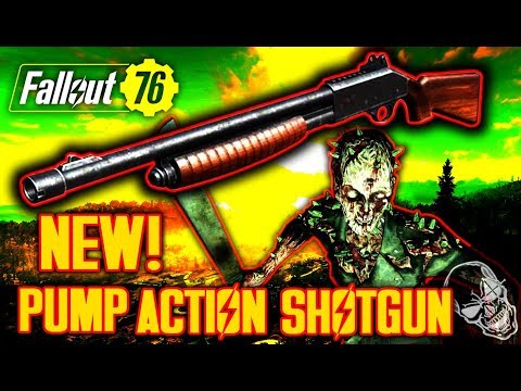 NEW Pump Action Shotgun In Fallout 76 BETA! (UNLIMITED MODS!)