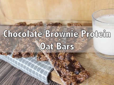 No Bake Chocolate Brownie Protein Bars