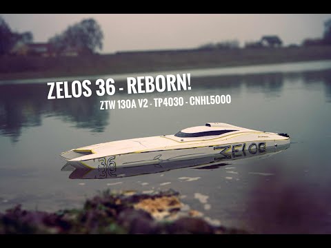 Pro Boat Zelos 36 | First Speed Run (126kph/78mph)