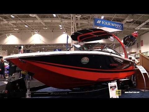 2016 Four Winns TS 222 Tow Series Motor Boat - Walkaround - Debut at 2016 Toronto Boat Show Video