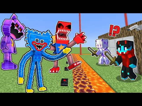 Huggy Wuggy VS Security House - Minecraft