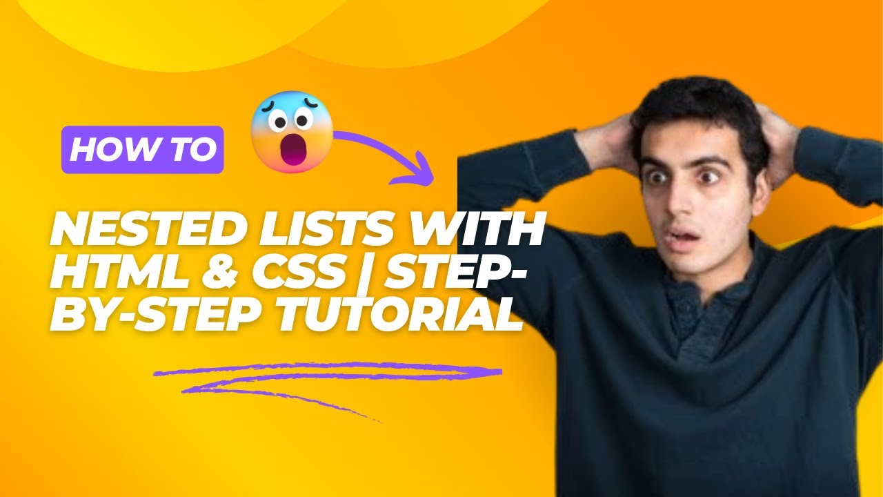 Create Beautiful Nested Lists with HTML & CSS | Step-by-Step Tutorial