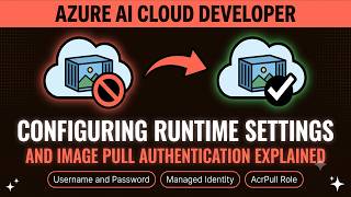 Configuring Runtime Settings & Image Pull Authentication in Azure Container Apps | AI-200 Exam Prep