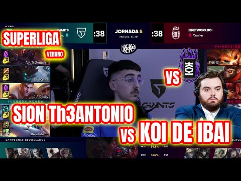 🛡️⚡TH3Antonio FACES THE IBAI KOI | FINETWORK KOI vs GIANTS MATCHDAY 5 SUPERLIGA SUMMER 2023