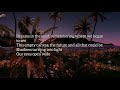 Unsecret x Tim Halperin - One day at a time (Lyric Video)