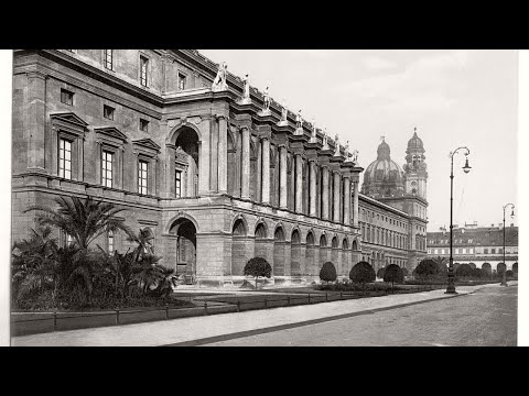 Historische Schwarz-Weiß-Fotos von München, Deutschland im 19. Jahrhundert. | #münchen   Old Video
