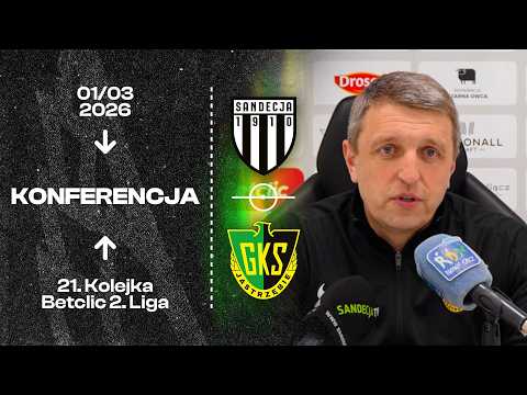 [GKS TV] Konferencja prasowa po meczu Sandecja Nowy Sącz - GKS Jastrzębie