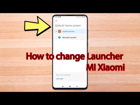 How to change default launcher in MIUI 12 Xiaomi