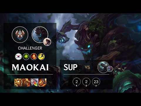 Maokai Support vs Senna - KR Challenger Patch 11.8