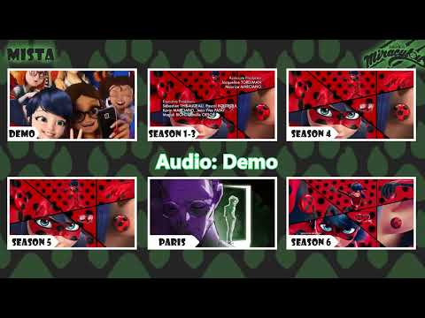 All Miraculous Ladybug Intros/Opening | SEASON 1 - 6 | SPLITSCREEN