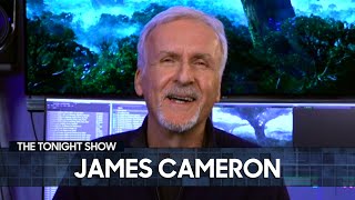 James Cameron Talks Avatar Sequels and Secrets of the Whales | The Tonight Show video