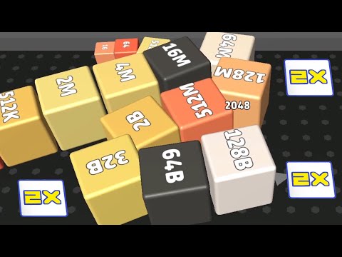 Cubes 2048.io Game  🎲 THIS IS THE HARDEST GAME 🎲 CUBES SNAKE 2048.io Gameplay
