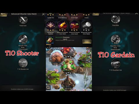 Evolution of T10 gardain and T10 Shooter with all details || The Ants: Underground Kingdom