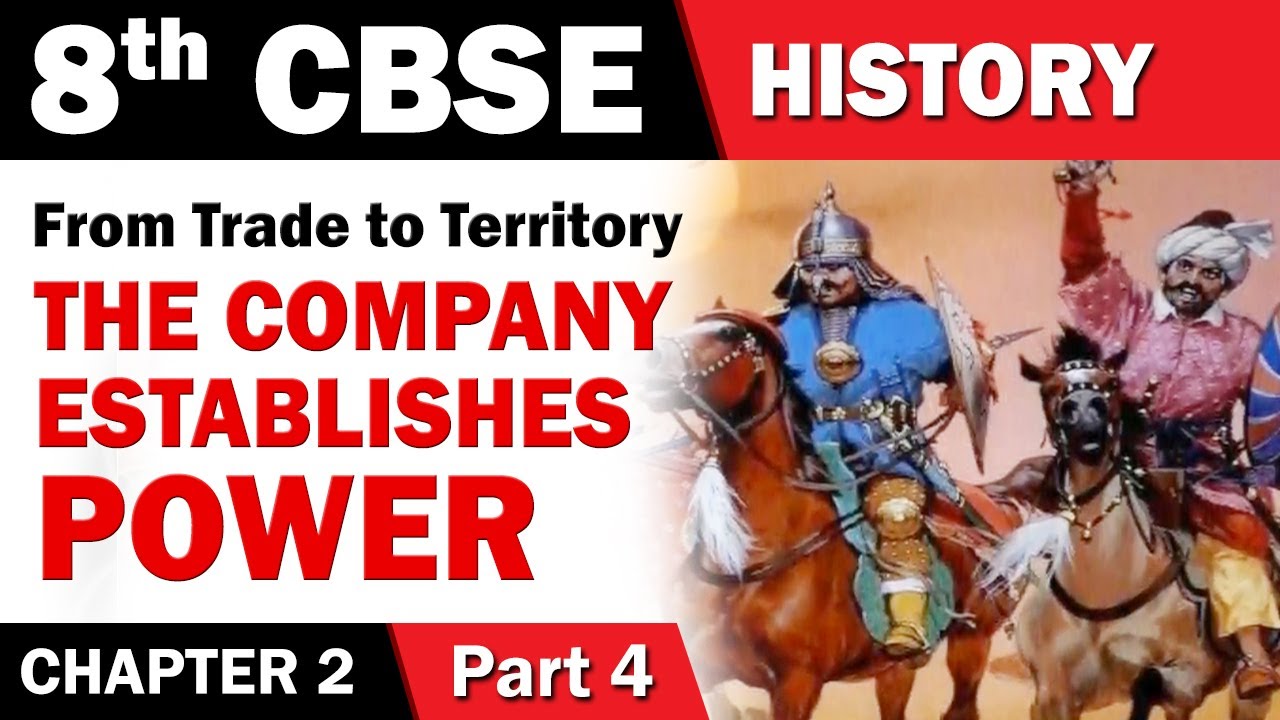 From Trade to territory The Company Establishes Power | 8th Std | History | CBSE Board | Home Revise