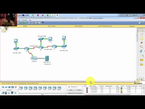 7.3.1.8 Packet Tracer   Configuring RIPv2