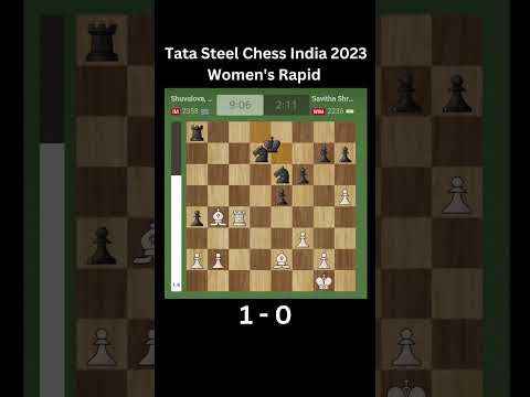 Round 2 IM Shuvalova - WIM Savitha