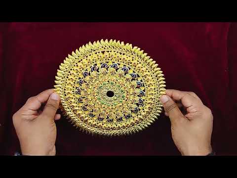 Lord Krishna Mahabharata Sudrashan Chakra for Deity Decor video