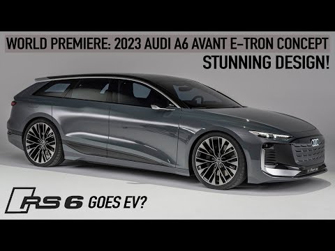 2023 Audi A6 Avant E-Tron Conceptワールドプレミア動画