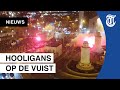 Heftige rellen tussen voetbalfans in Parijs
