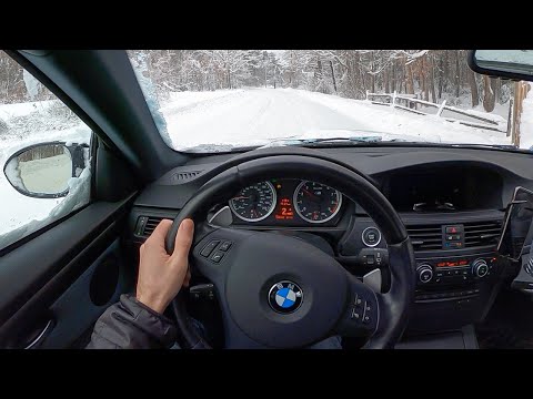 Lofi Hip Hop Winter Snowscape Drive - BMW E92 M3 (POV)