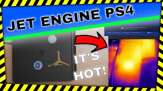 PS4 SLIM Over Heating Jet Engine | Full Strip Down and Clean Out